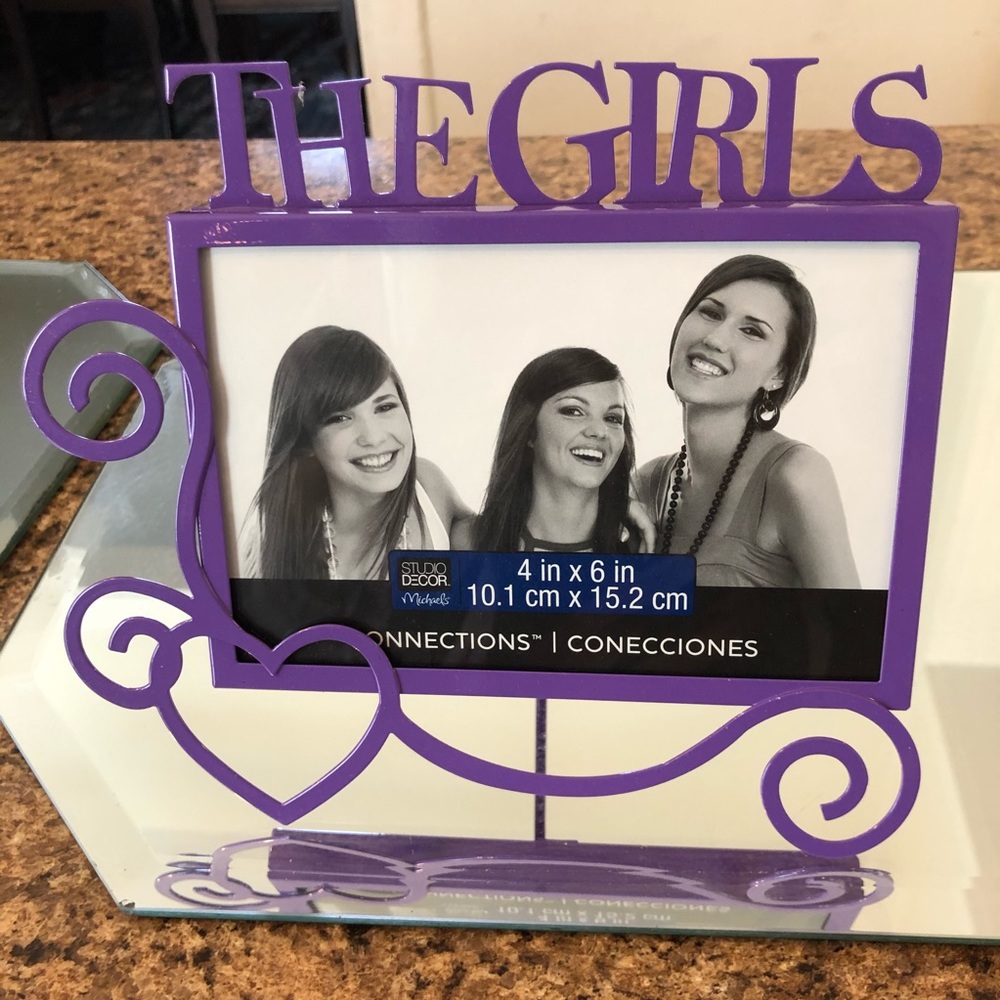 “The Girl” picture frame. Beautiful and whimsical